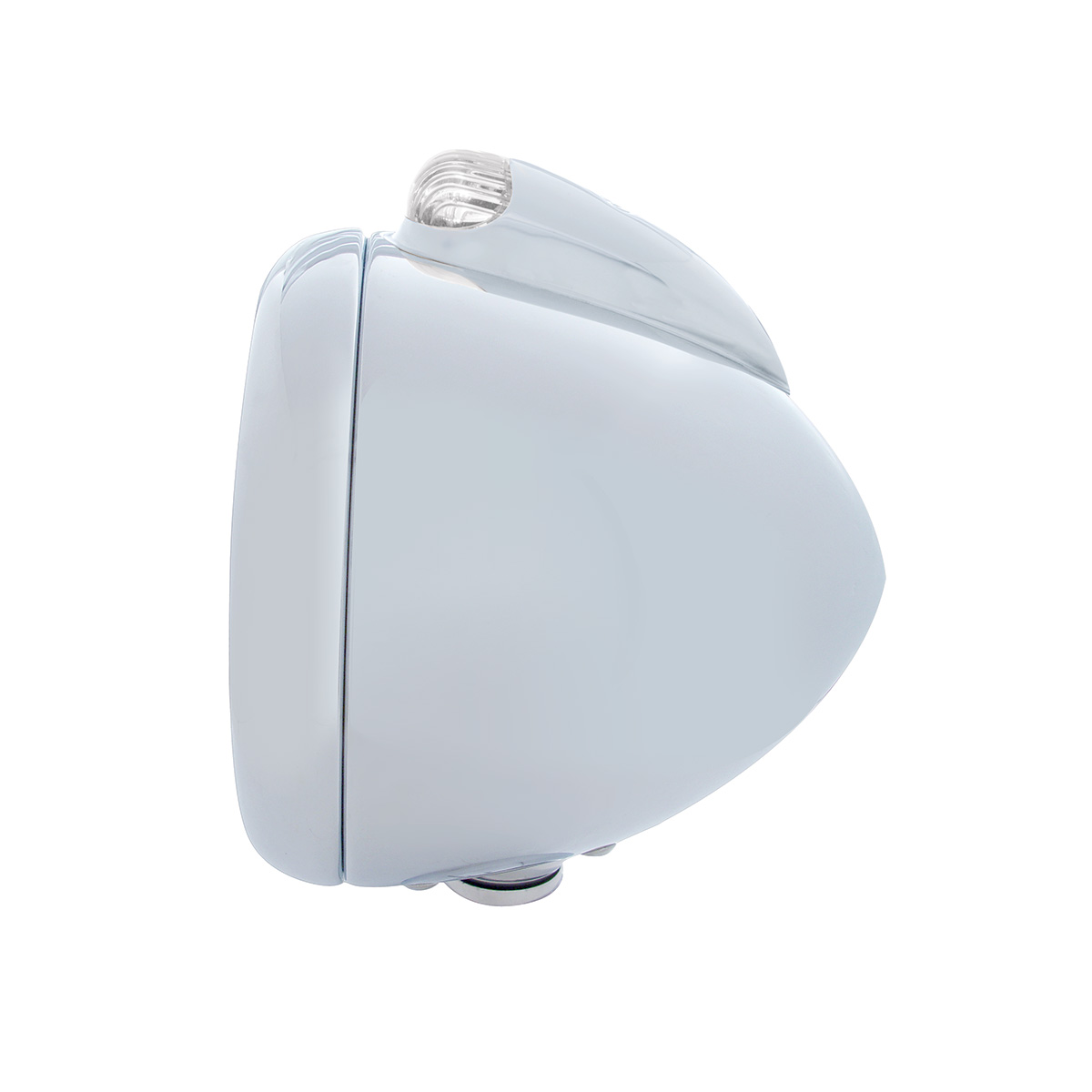 Stainless Steel Guide 682-C Headlight No Bulb With Dual Mode LED Signal - Clear Lens - Thumbnail 3