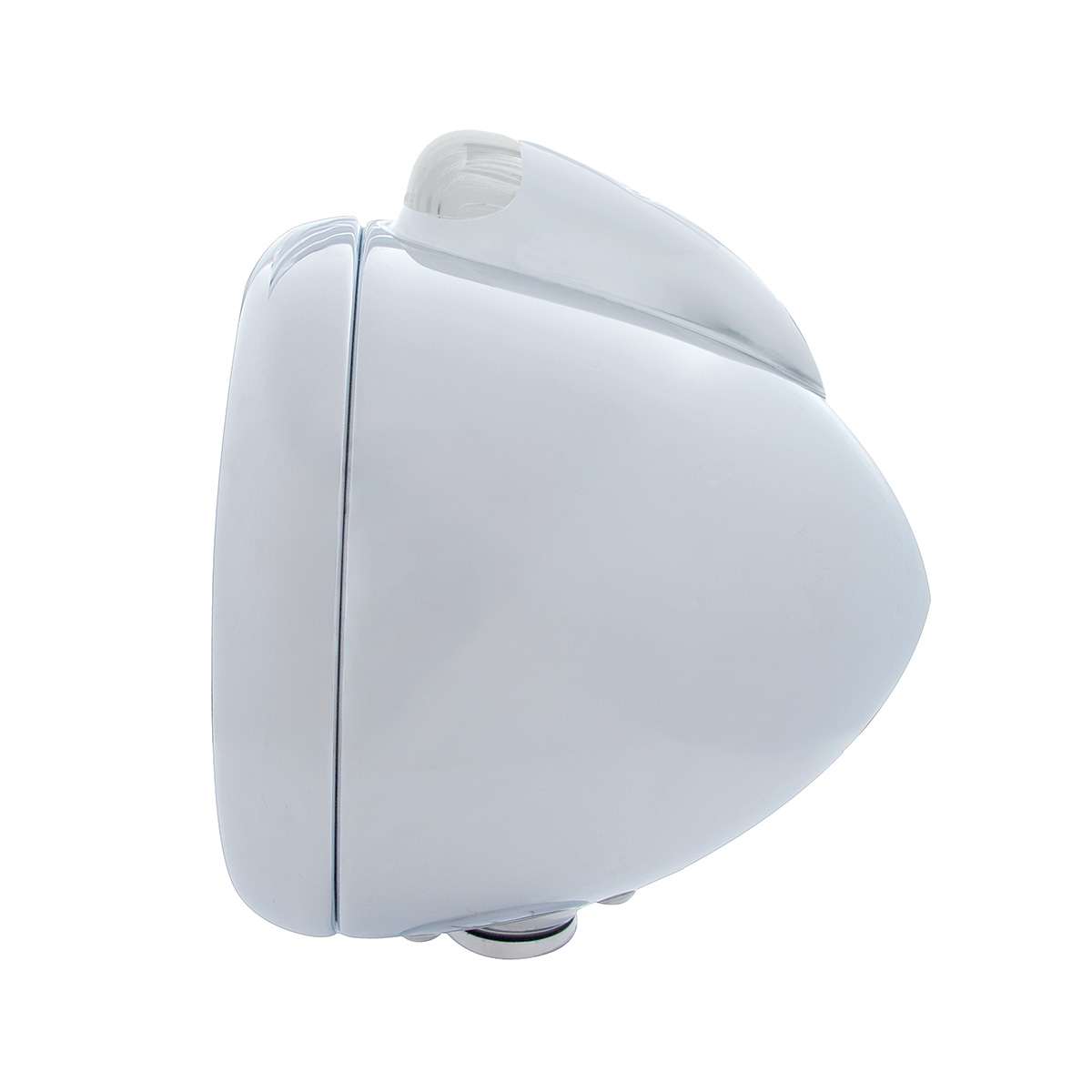 Stainless Steel Guide 682-C Headlight 6014 & Dual Mode LED Signal - Clear Lens - Thumbnail 3