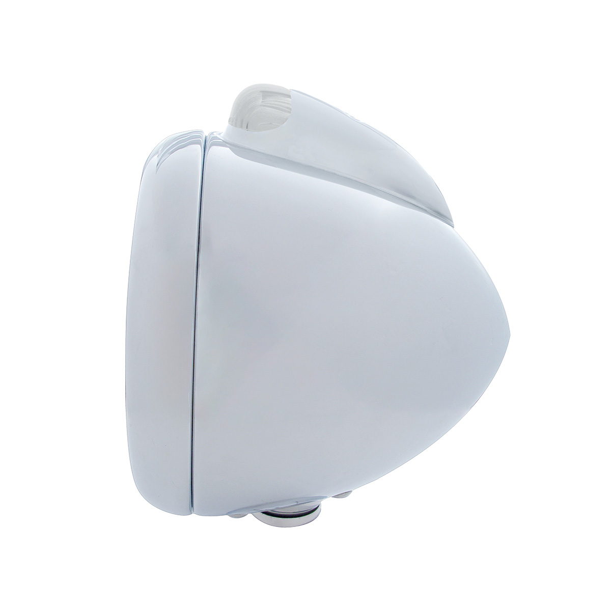 Stainless Steel Guide 682-C Headlight H4 & Dual Mode LED Signal - Clear Lens - Thumbnail 3