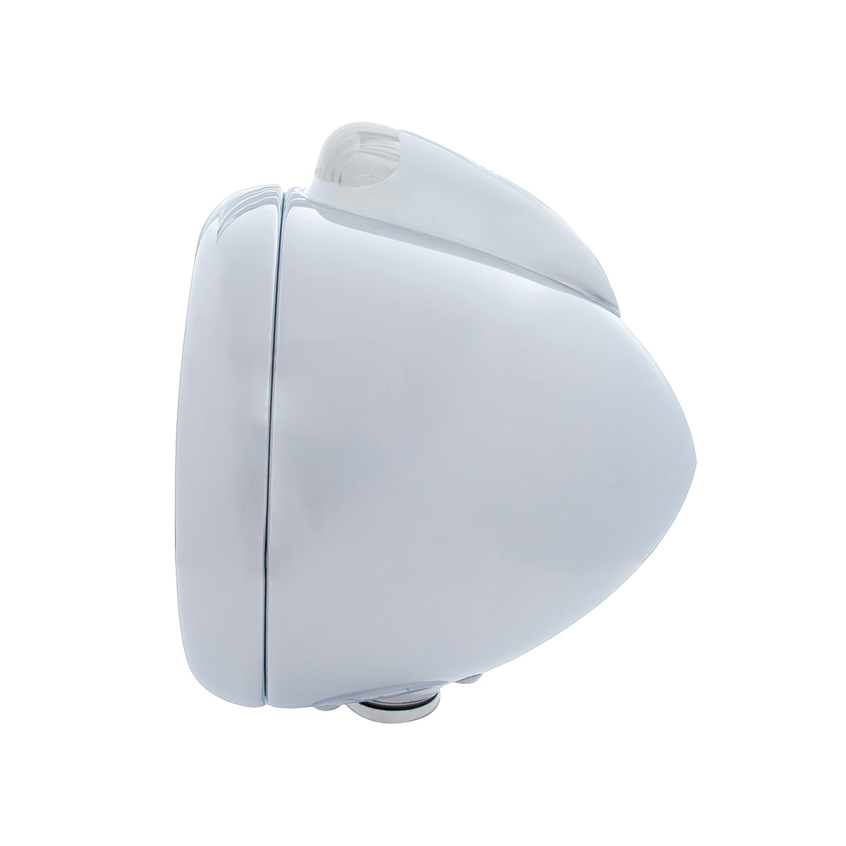 Stainless Steel Guide 682-C Headlight Crystal H4 & Dual Mode LED Signal - Clear Lens - Thumbnail 3