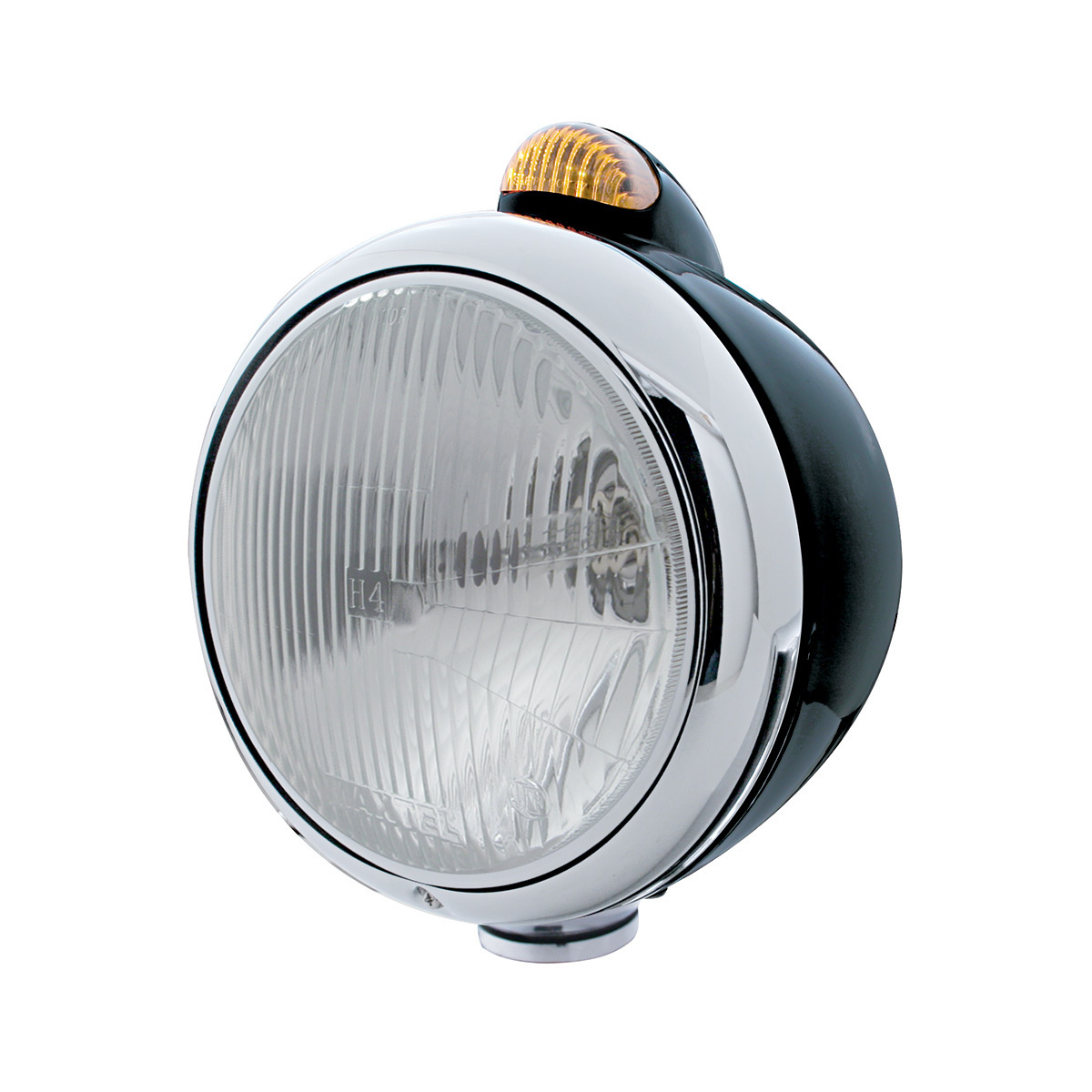 Black Guide 682-C Headlight H4 & Dual Mode LED Signal - Amber Lens - Thumbnail 5