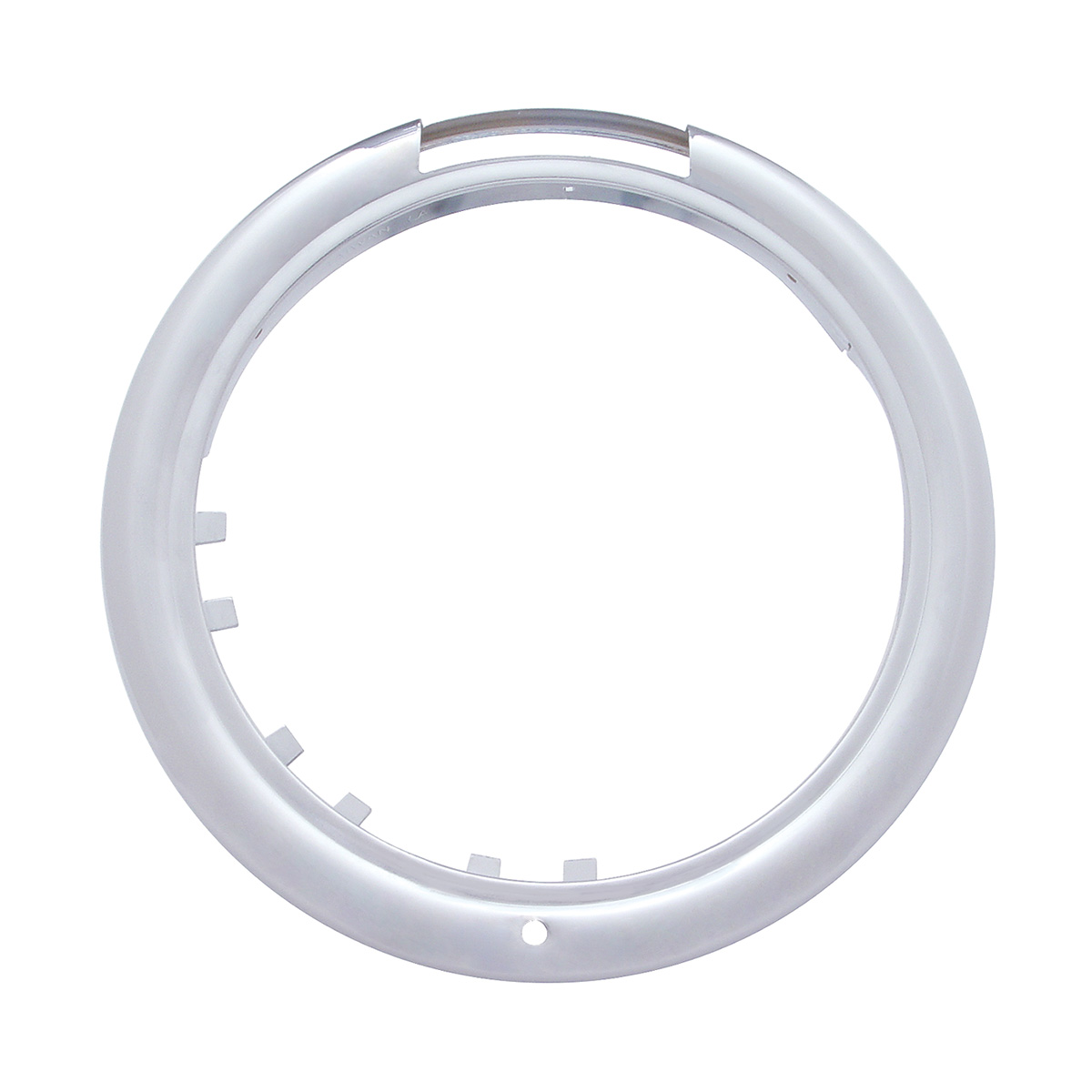 Stainless Steel Classic Headlight H4 With 34 Amber LED & Signal - Amber Lens - Thumbnail 5