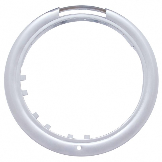 Chrome Classic Headlight H4 With 34 Amber LED & LED Signal - Amber Lens - Thumbnail 4