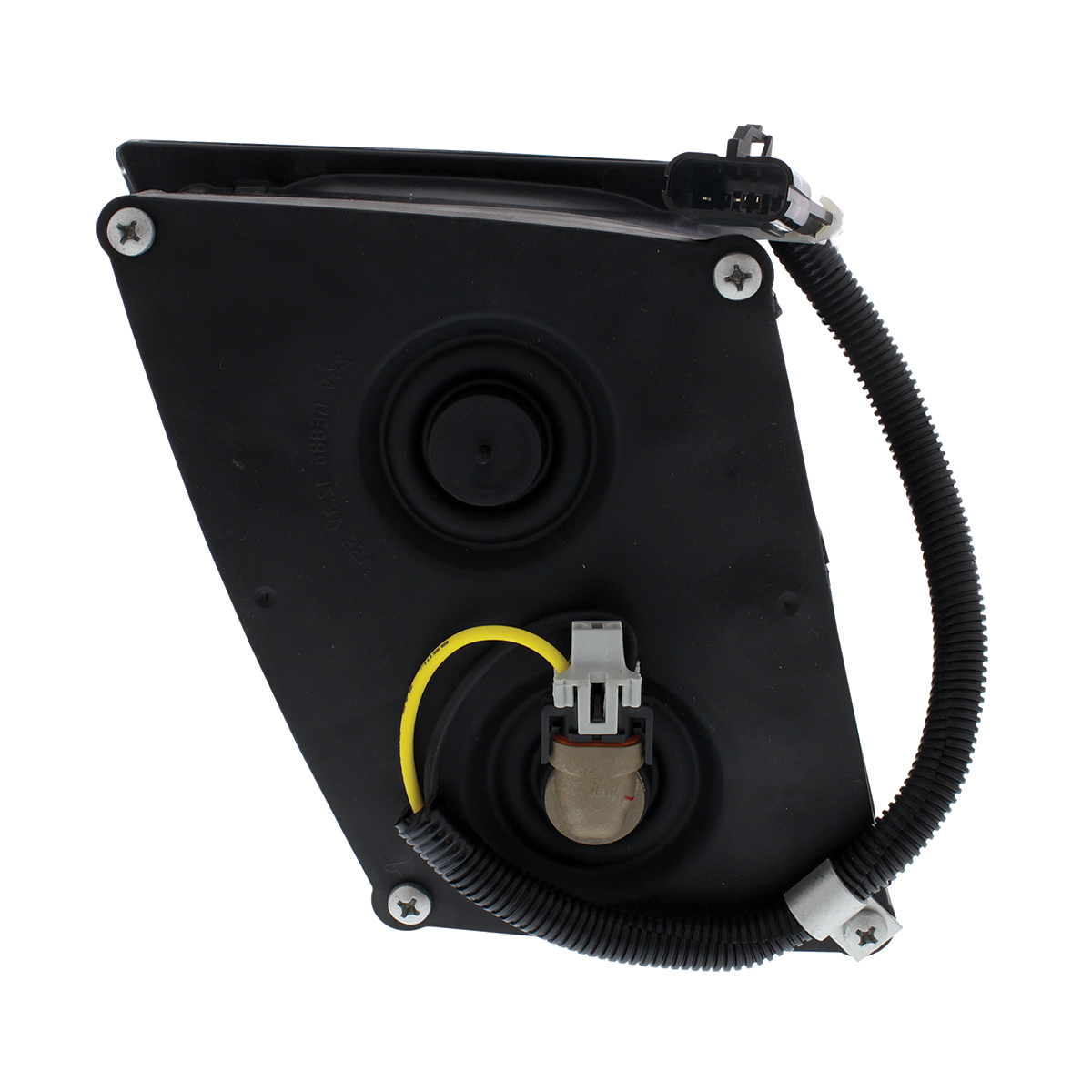 Black Fog Light Assembly For 2003-2017 Volvo VN/VNL - Driver - Thumbnail 2