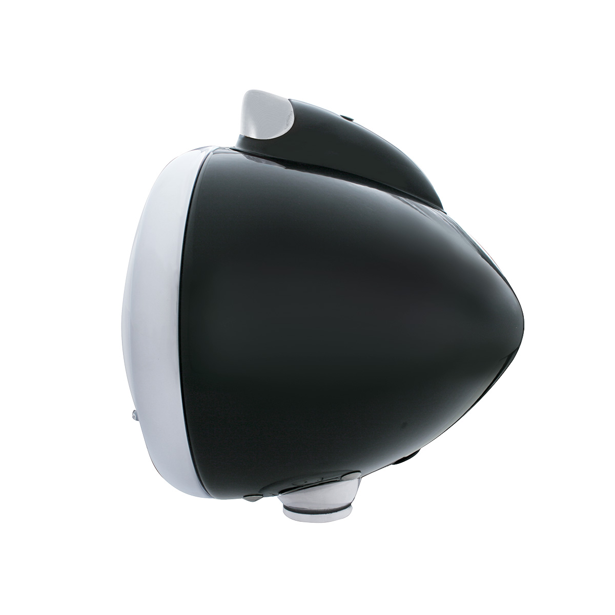 Black Guide 682-C Headlight H6024 & Original Style LED Signal - Clear Lens - Thumbnail 2