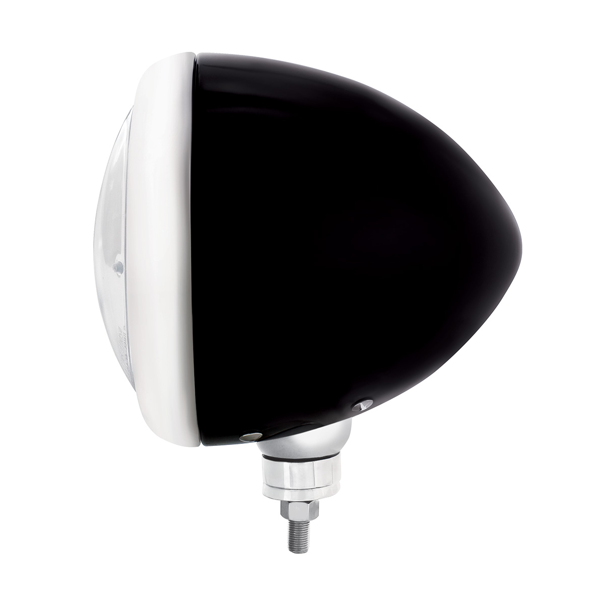 Black Guide 682-C Style Headlight Crystal H4 Bulb - Thumbnail 3