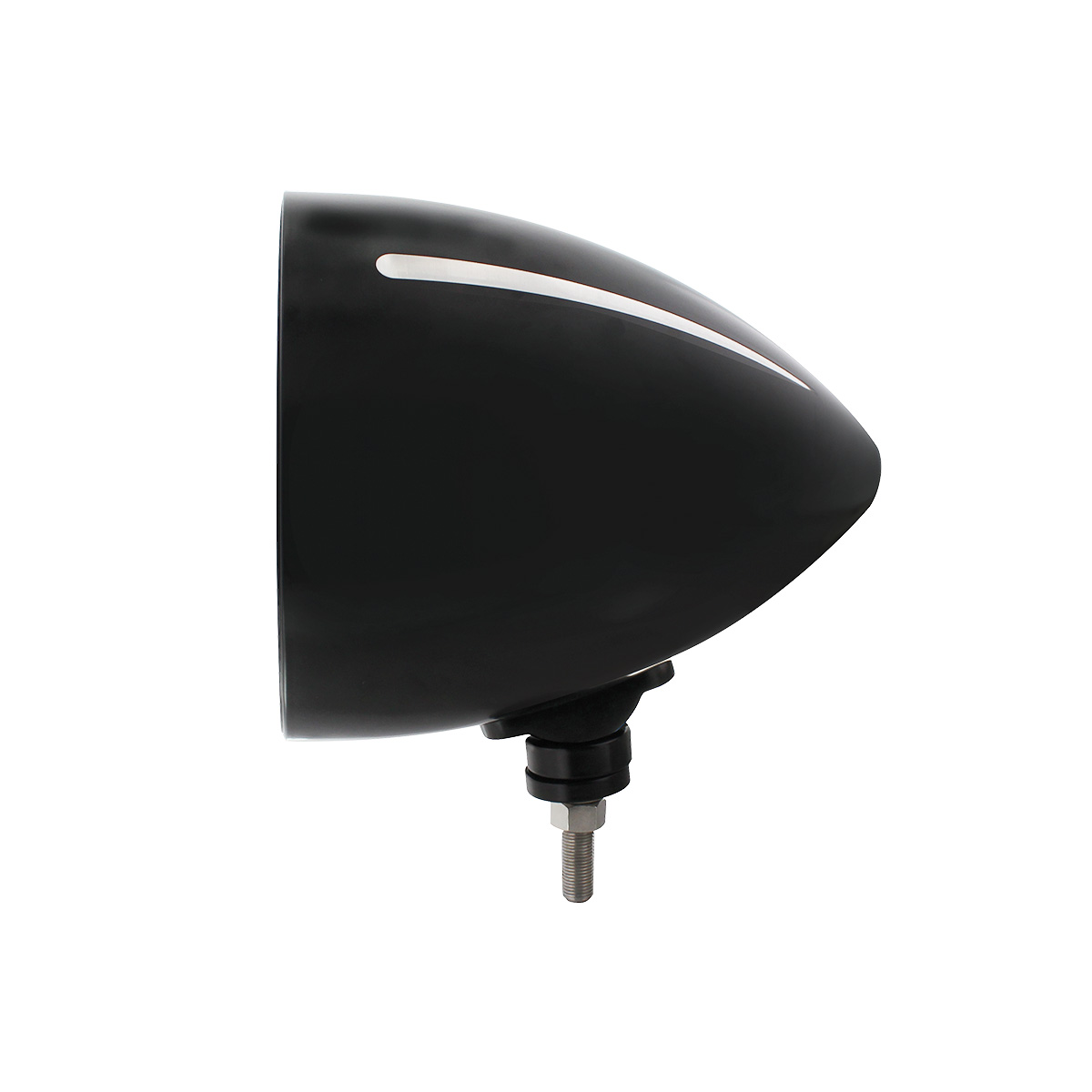 Black "Billet" Style Groove Headlight H4 Bulb - Thumbnail 3