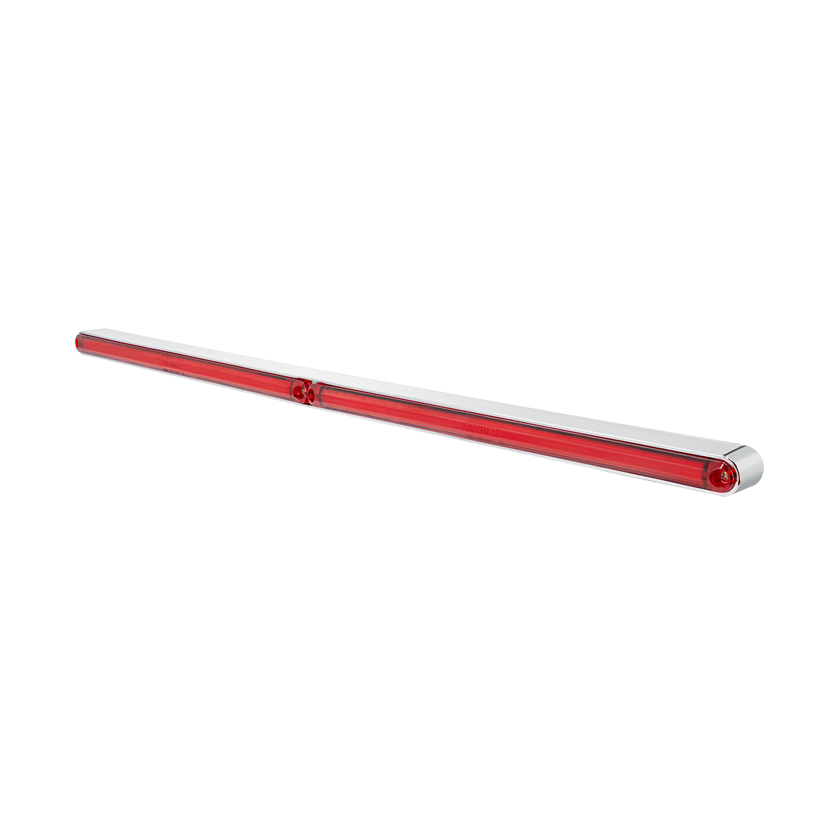 Dual 24 LED Dual Function 12" GloLight Bar With Bezel - Red LED/Red Lens - Thumbnail 6