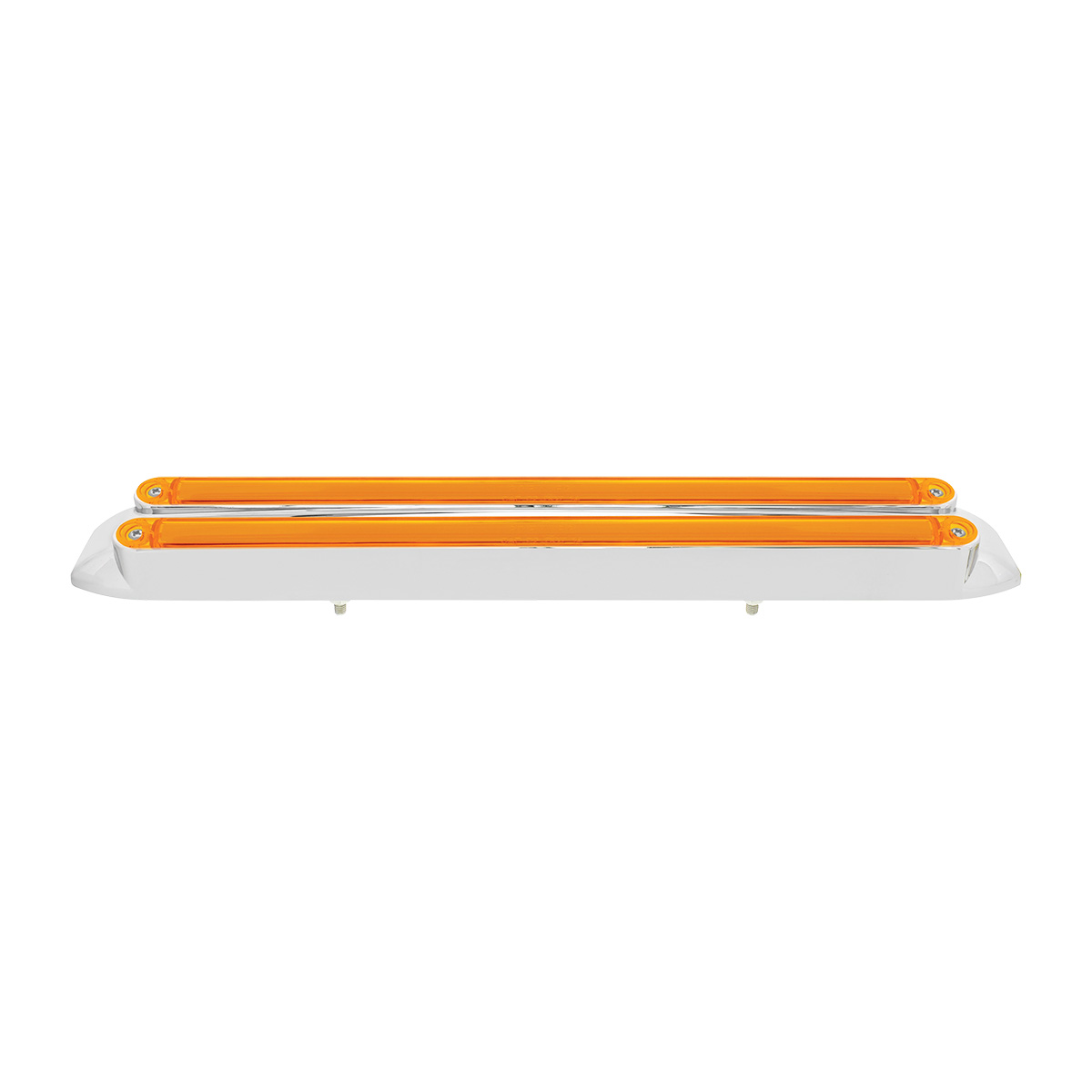 Dual 24 LED Dual Function 12" GloLight Bar With Bezel - Amber LED/Amber Lens - Thumbnail 4