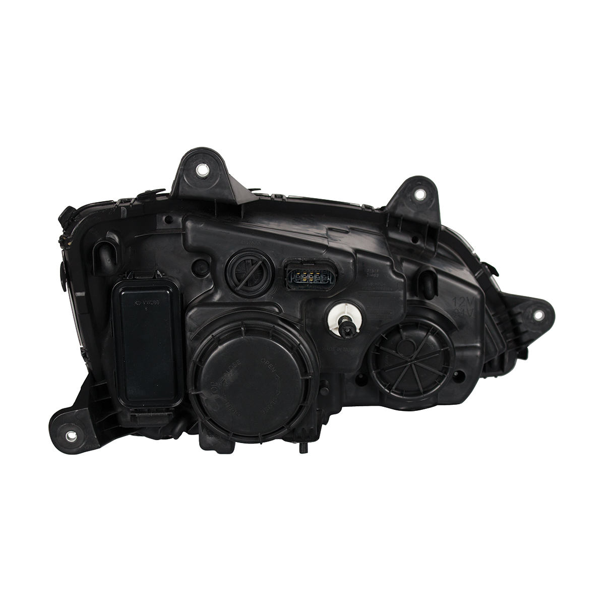 Blackout Projection Headlight With LED Turn Signal & Position Light For 2008-2017 Kenworth T660 - Driver - Thumbnail 5