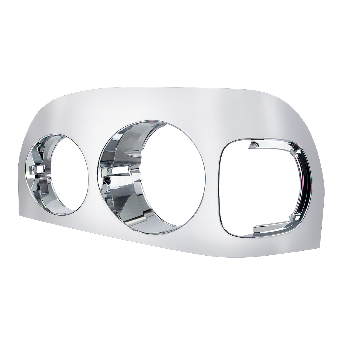 Chrome Headlight Bezel For 1996-2004 Freightliner Century - Driver -Competition Series - Thumbnail 2