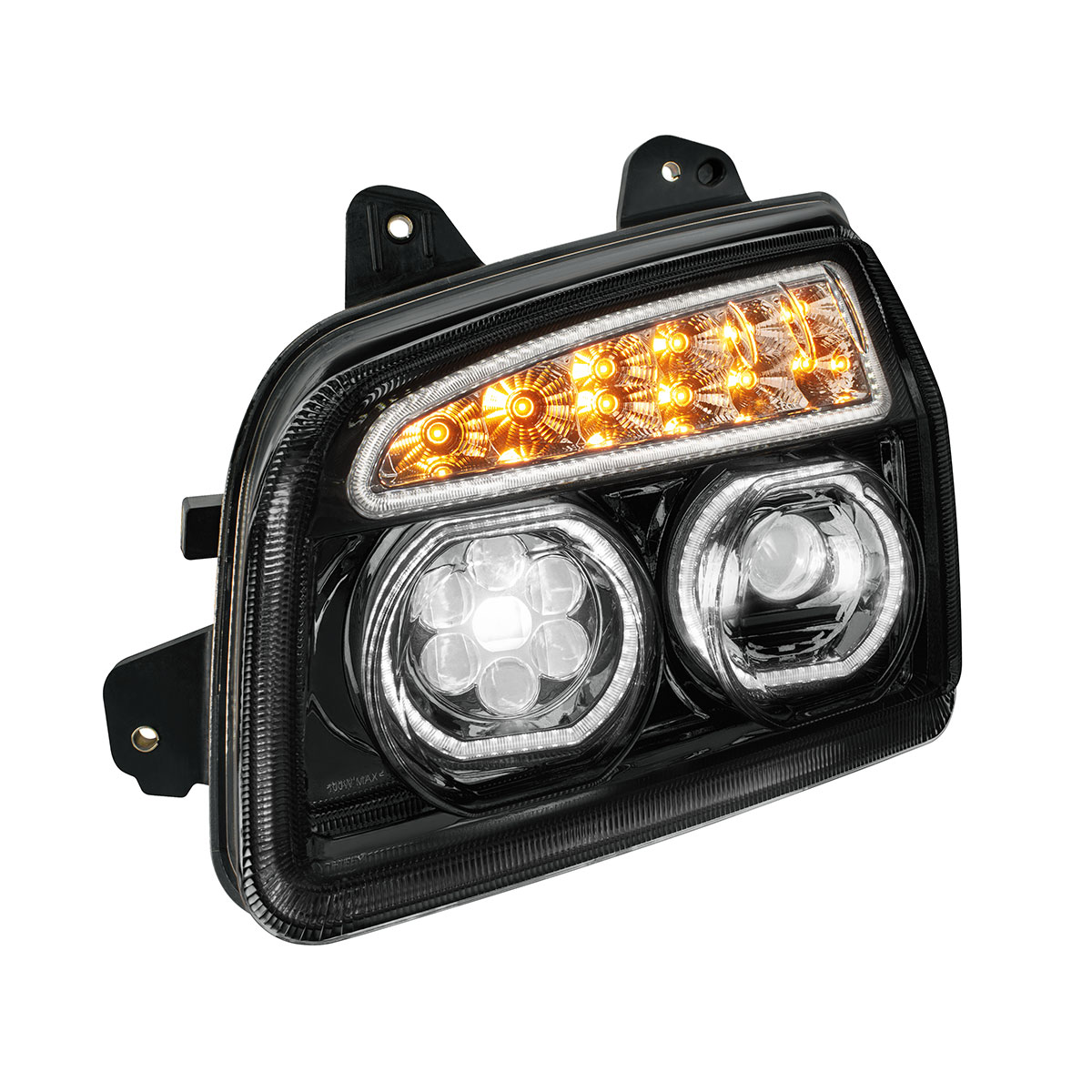 Blackout 11 LED Headlight For 2015-2024 Kenworth T880-Driver - Thumbnail 5