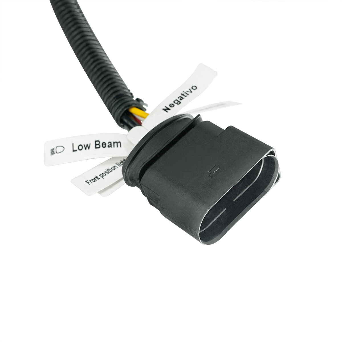 High Power LED Blackout Headlight With LED Turn Signal & Light Bar For 2015-2025 Kenworth T880-Passenger - Thumbnail 9