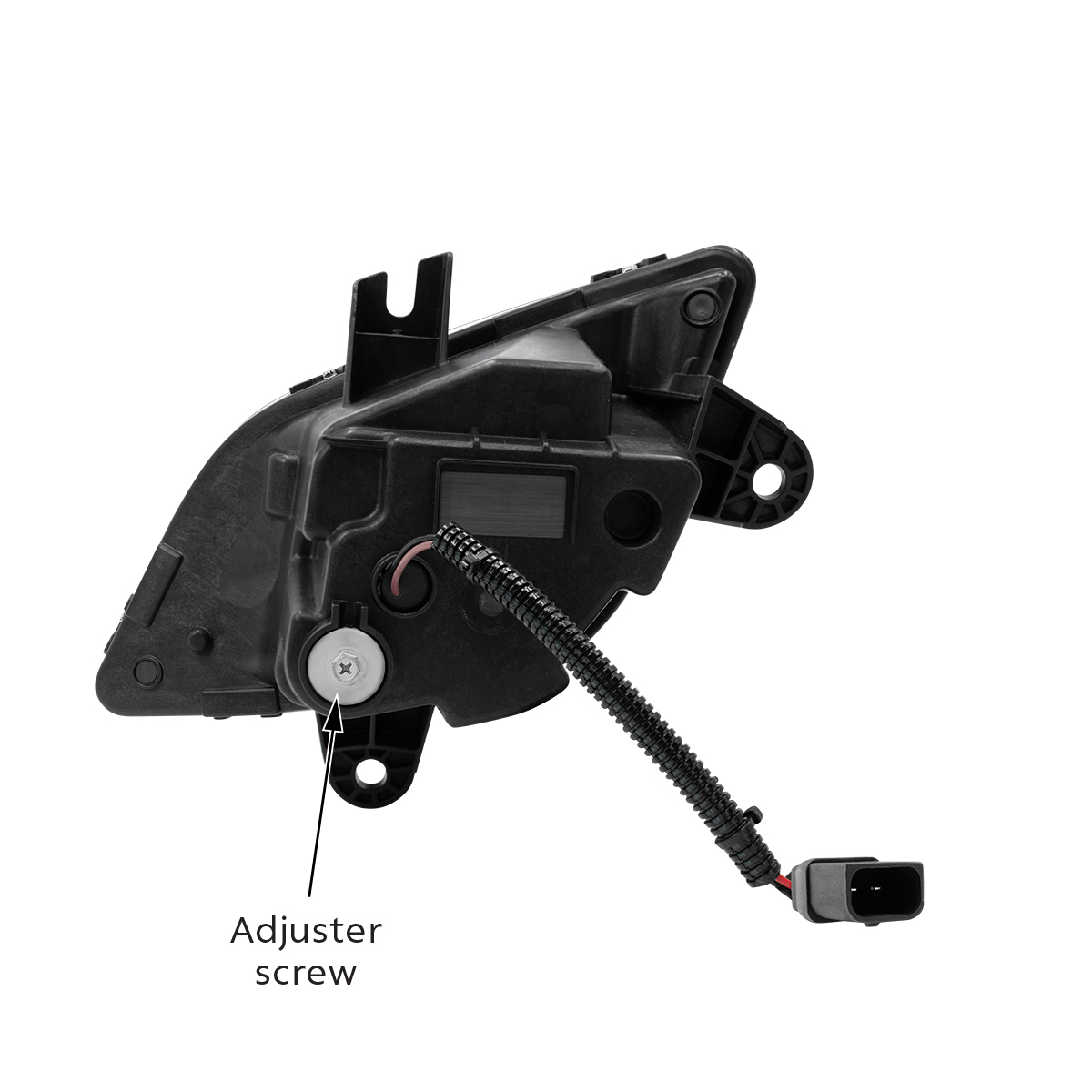 Black High Power LED Fog Light For 2018-2024 Freightliner Cascadia - Passenger - Thumbnail 5