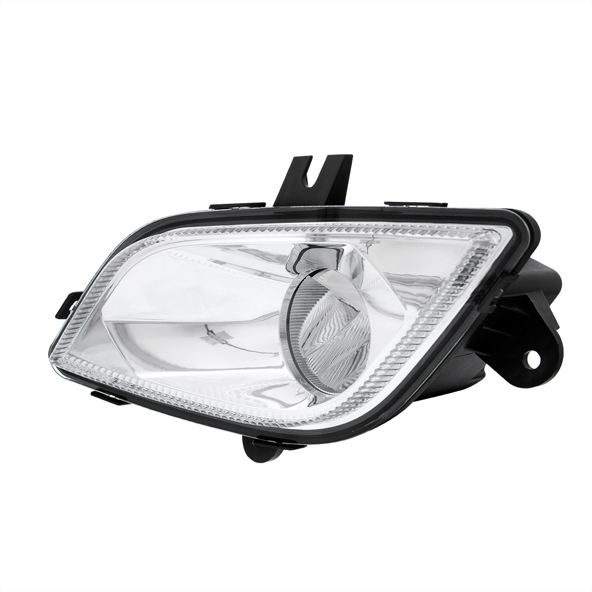 Chrome Single LED Fog Light For 2018-2024 Freightliner Cascadia - Driver - Competition Series - Thumbnail 3