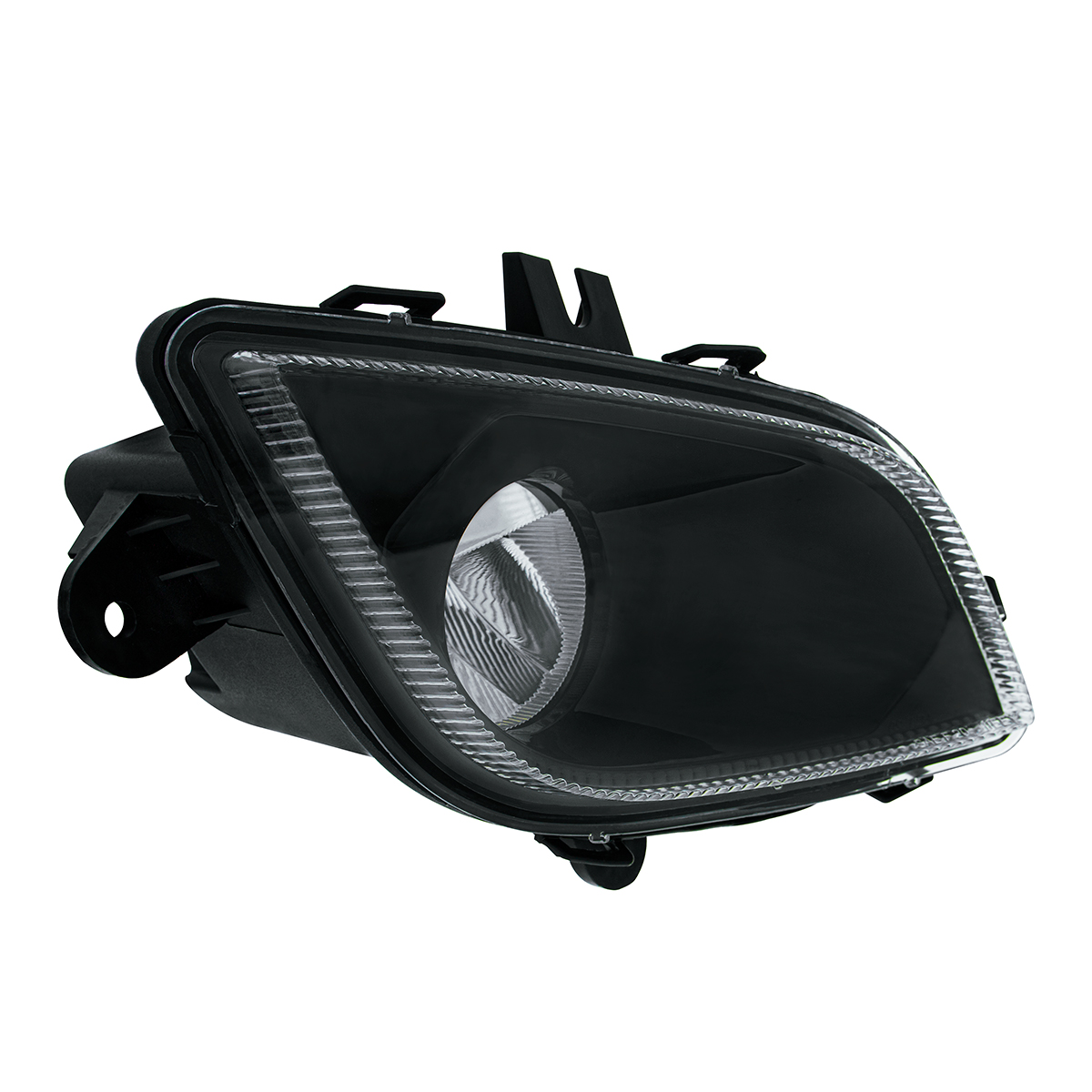Black Single LED Fog Light For 2018-2024 Freightliner Cascadia - Passenger - Competition Series - Thumbnail 3