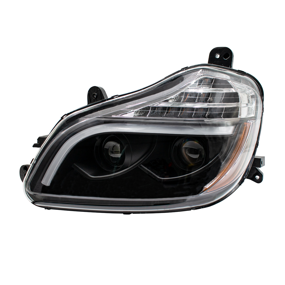 Blackout 8 LED Projection Headlight For 2013-2021 Kenworth T680-Driver - Thumbnail 2