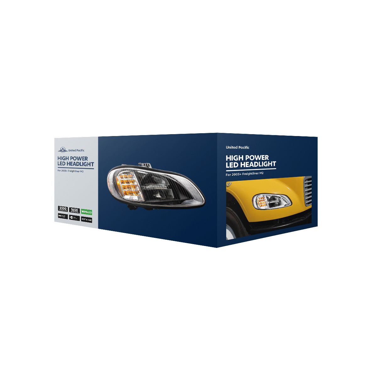 Blackout High Power Full LED Headlight For 2003-2024 Freightliner M2-Driver - Thumbnail 9