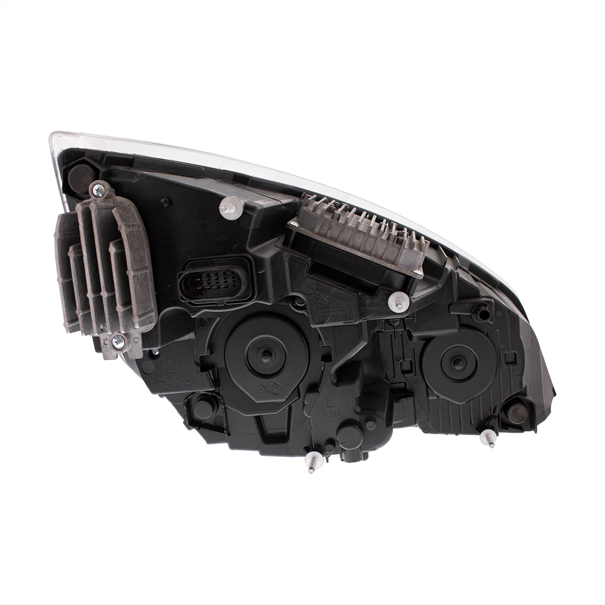 High Power Chrome LED Headlight For 2018-2024 Freightliner Cascadia-Driver - Thumbnail 8