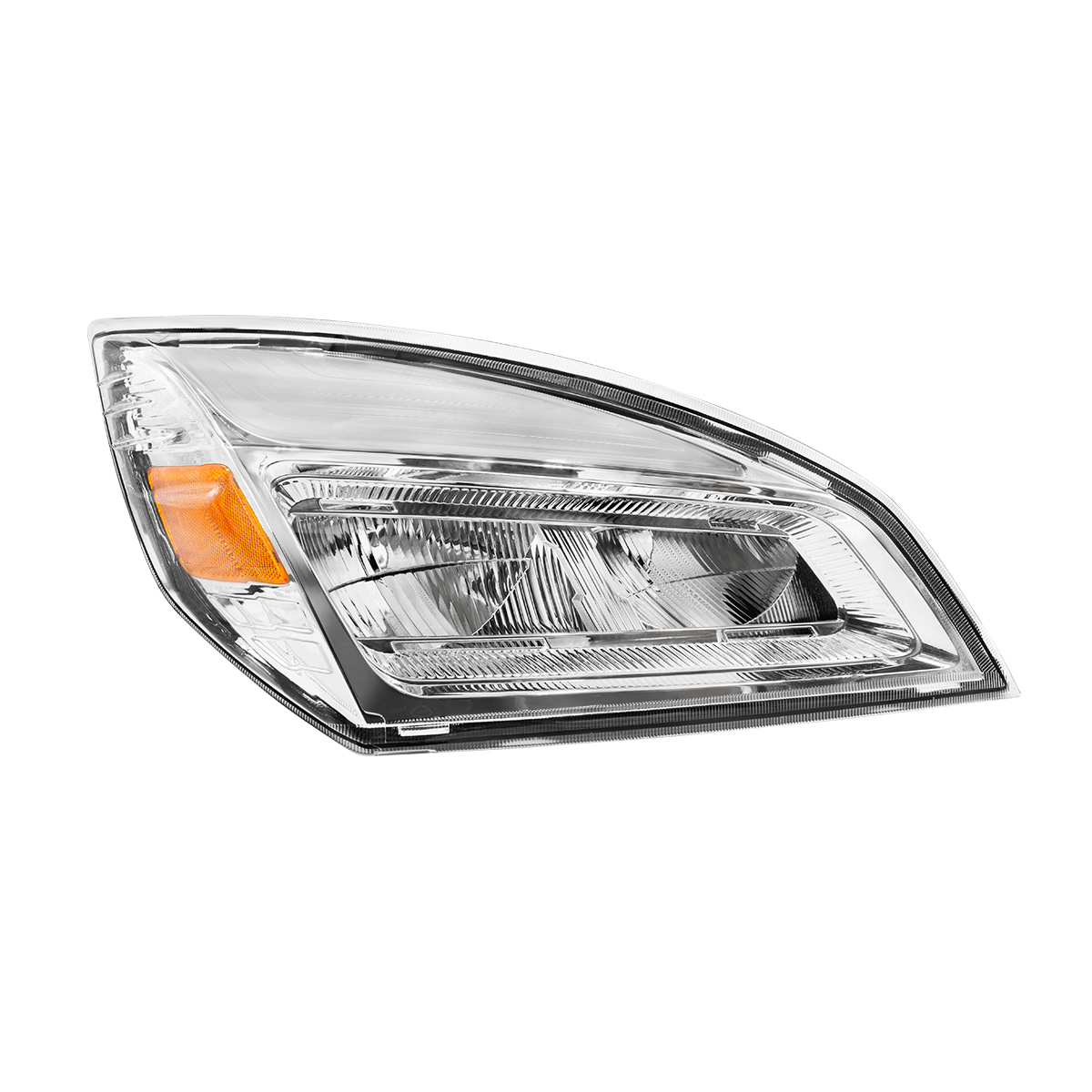 High Power Chrome LED Headlight For 2018-2024 Freightliner Cascadia-Passenger - Thumbnail 3
