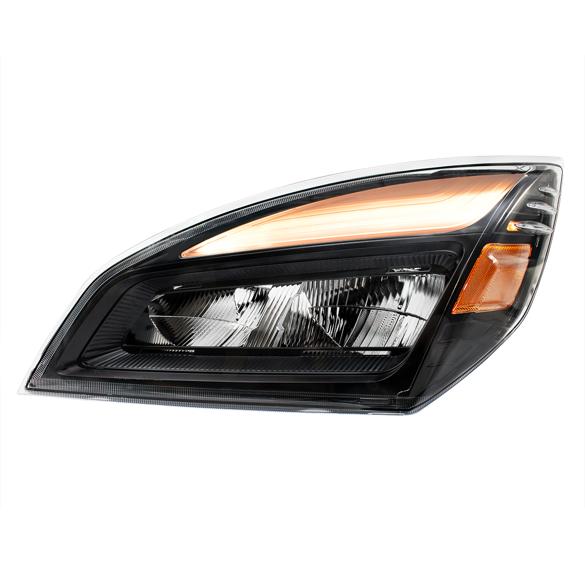 High Power Blackout LED Headlight For 2018-2024 Freightliner Cascadia-Driver - Thumbnail 2