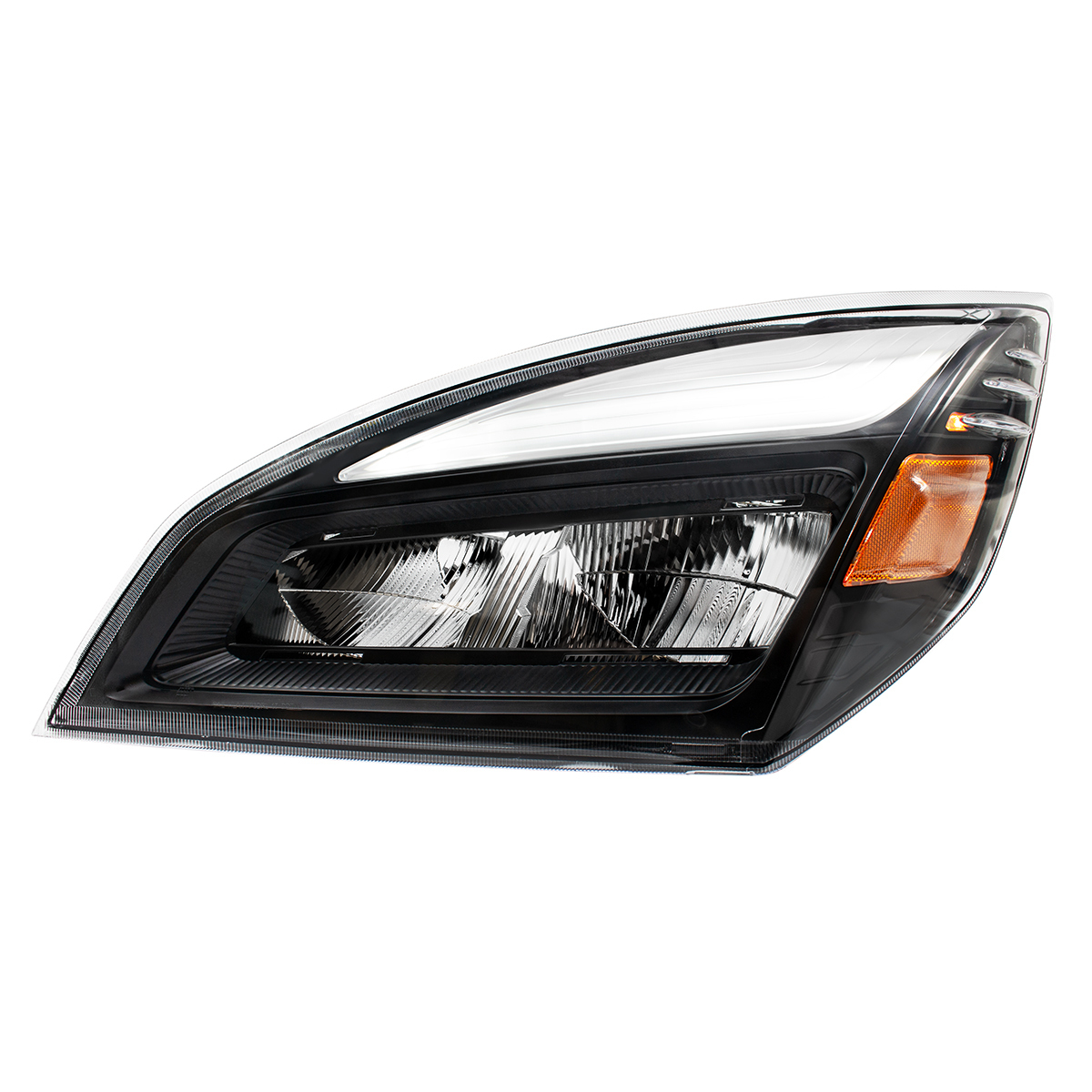 High Power Blackout LED Headlight For 2018-2024 Freightliner Cascadia-Driver - Thumbnail 12