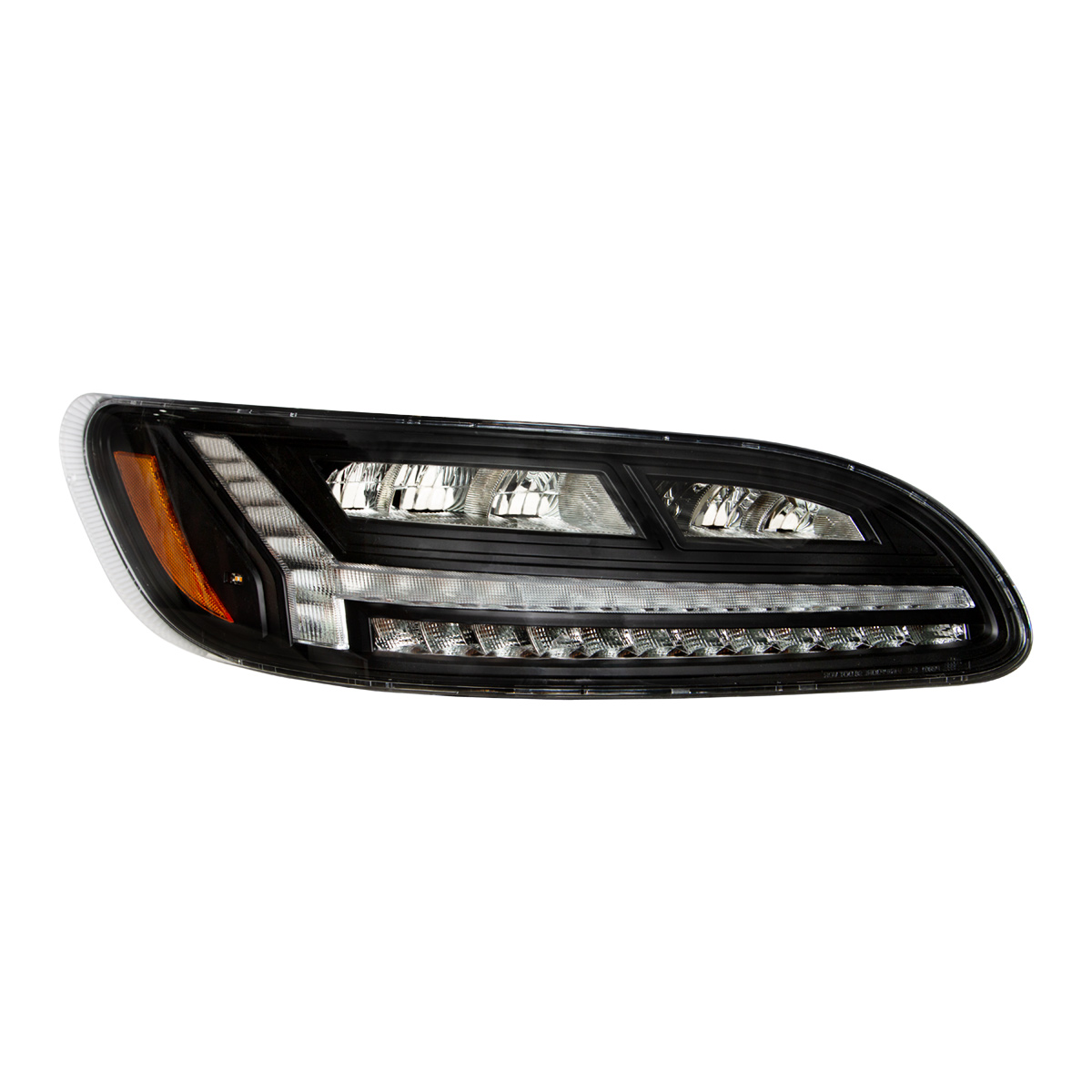 Blackout 6 LED Headlight For Peterbilt 386 (2006-2016) & 387 (2000-2011)- Passenger - Thumbnail 2