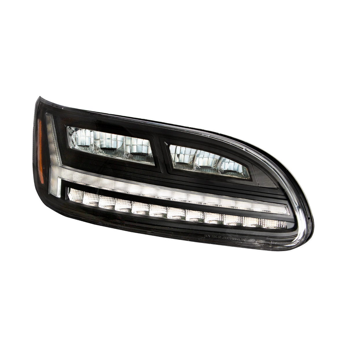 Blackout 6 LED Headlight For Peterbilt 386 (2006-2016) & 387 (2000-2011)- Passenger - Thumbnail 4