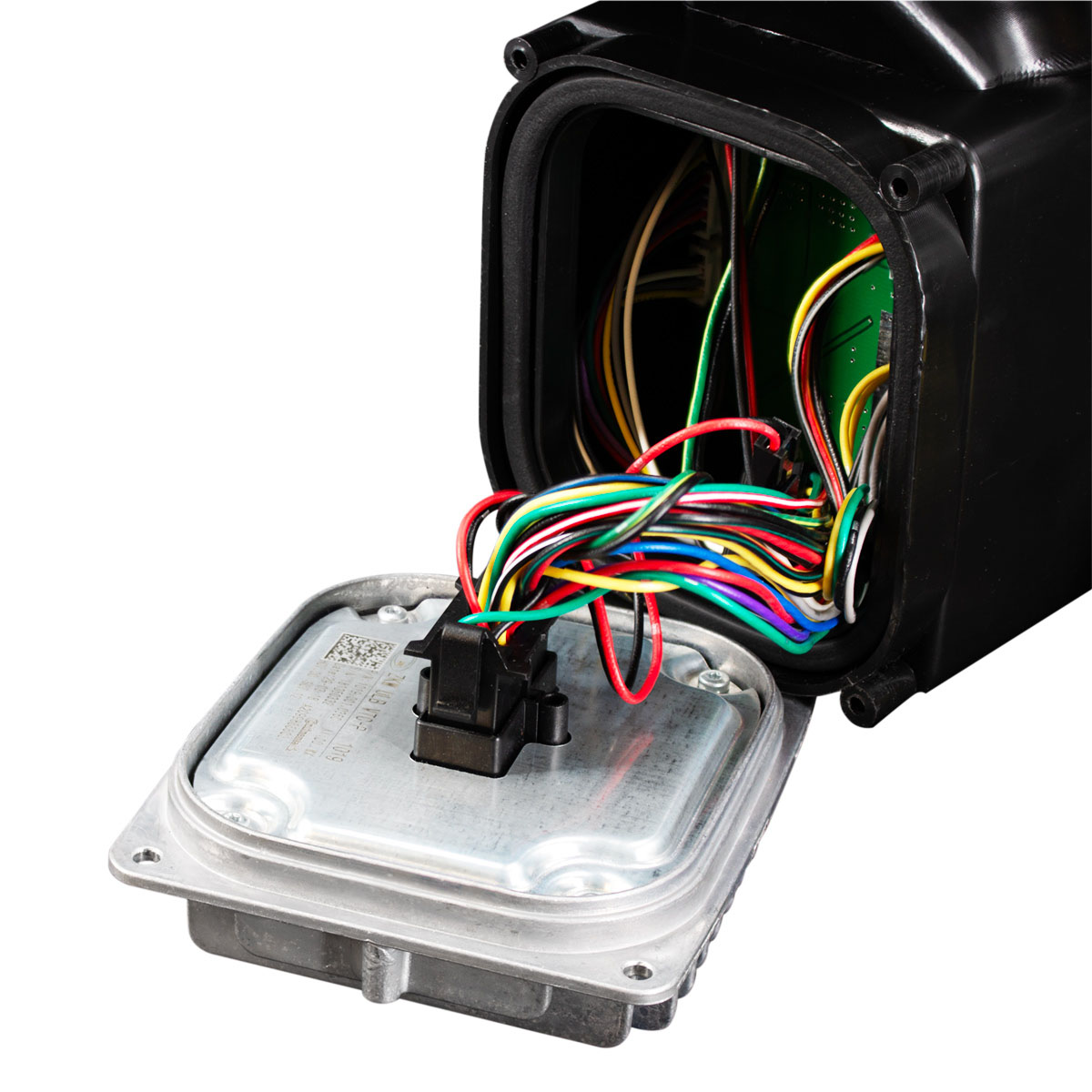 Blackout Full LED Headlight With LED Turn Signal and DRL For 2018-2024 Volvo VNL-Driver - Thumbnail 7