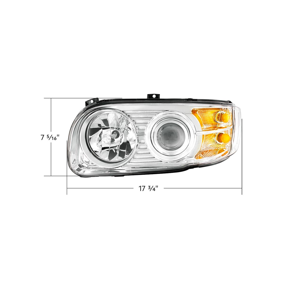 Headlight For 2008-2024 Peterbilt 389-Driver - Thumbnail 6
