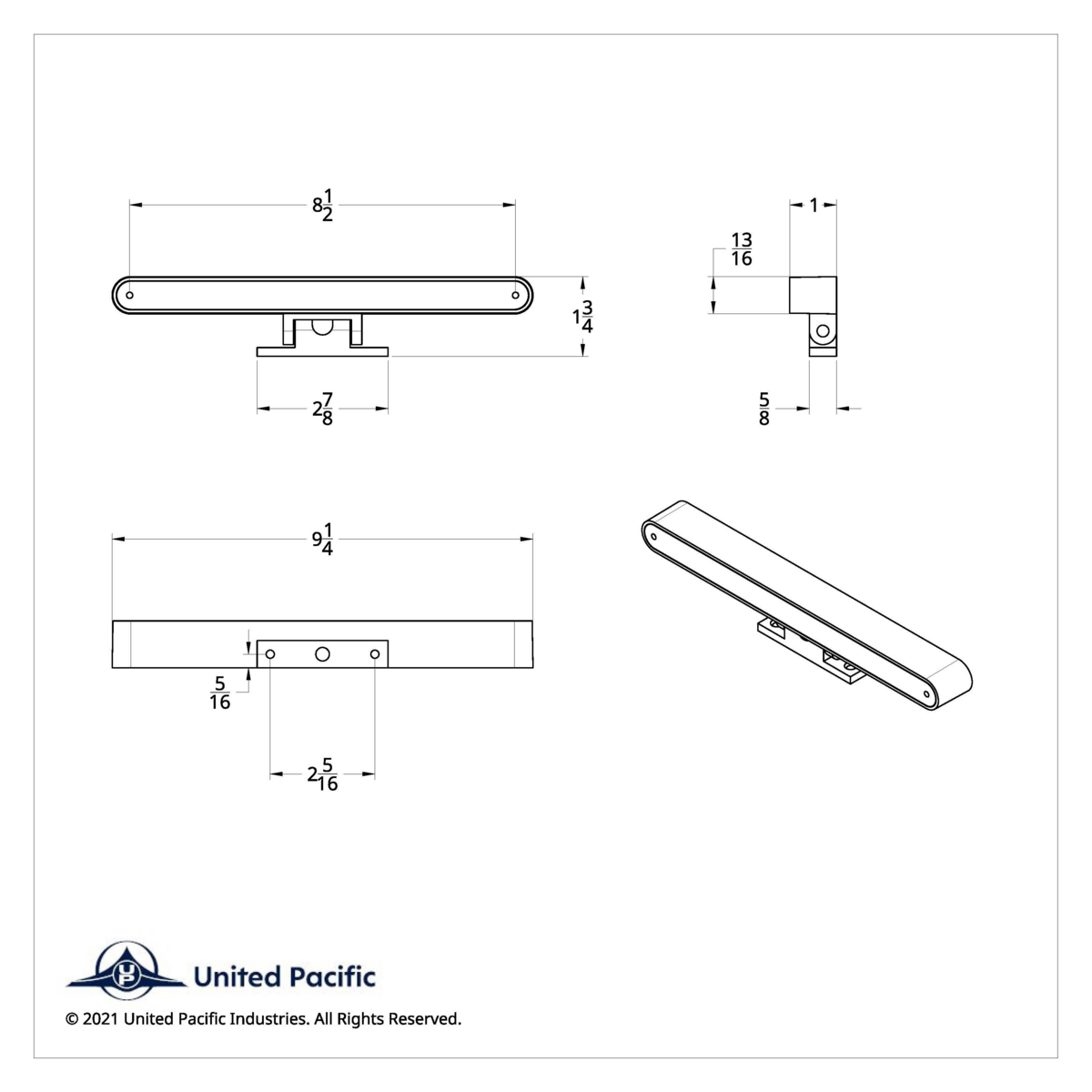 10 LED Dual Function 3rd Brake Light With Chrome Swivel Pedestal Base - Red LED/Red Lens - Thumbnail 13