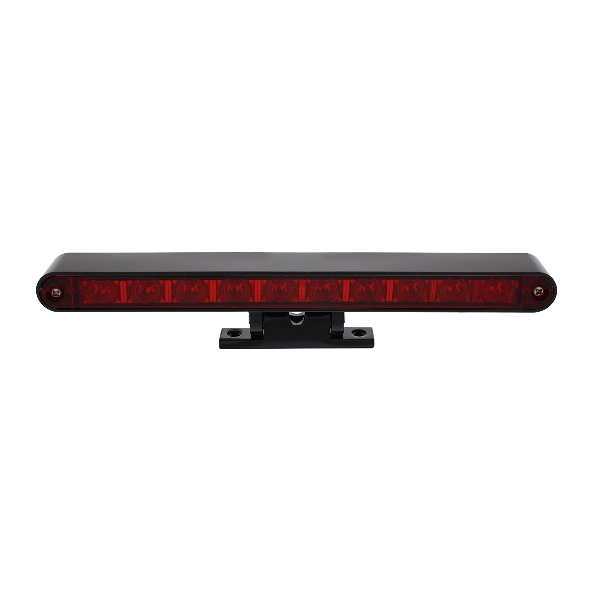 10 LED Split Function 3rd Brake Light With Black Swivel Pedestal Base - Red LED/Red Lens - Thumbnail 6