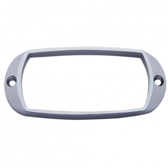 Chrome Rectangular Bezel For Tiger Eye Light (Clearance/Marker) - Thumbnail 2