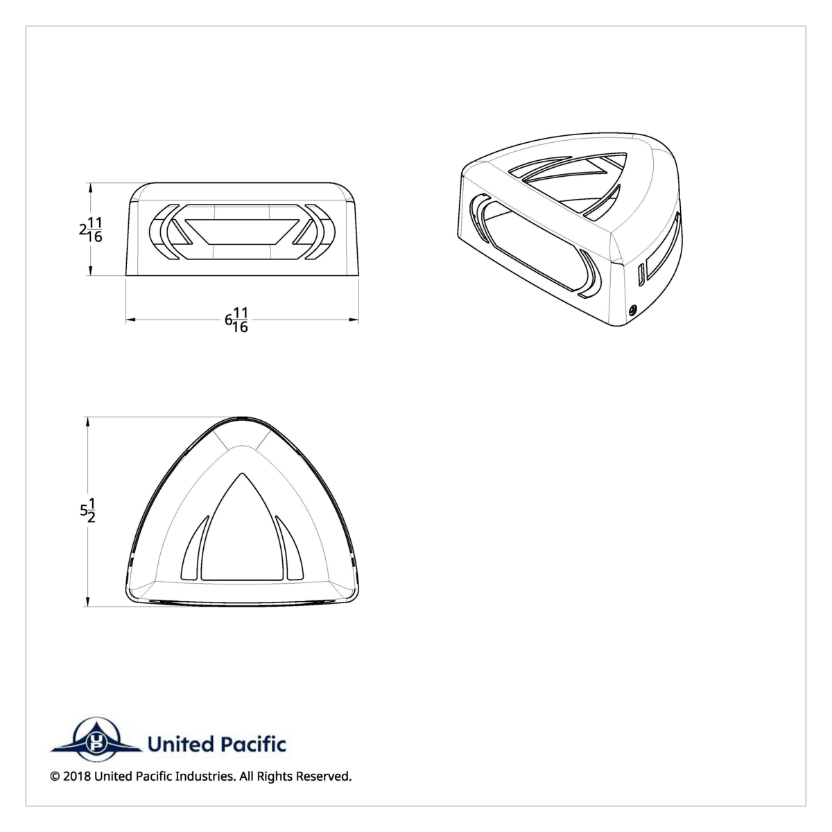 Turn Signal Cover For 1987-2007 Peterbilt 379/378/357 - Thumbnail 3