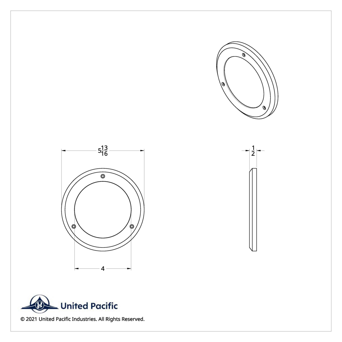 4" Mirror Bezel - Thumbnail 5