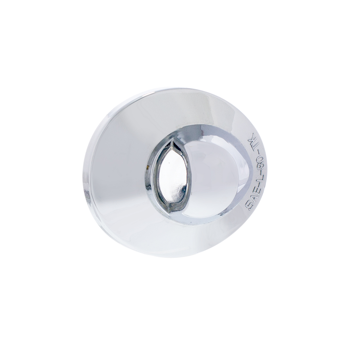 Chrome License Plate Light Lens For 1990-2004 Ford Truck - Thumbnail 2