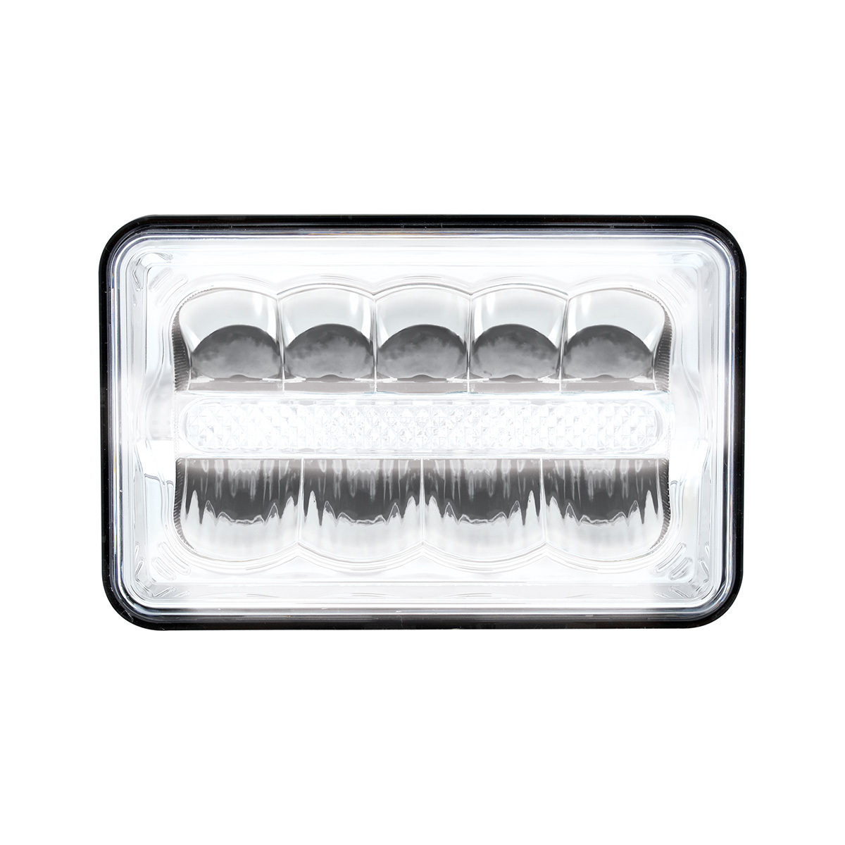 ULTRALIT - 9 High Power LED 4" X 6" Rectangular Light With White Position Light Bar - Thumbnail 6