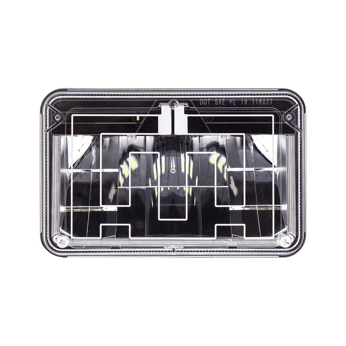 ULTRALIT - Heated 4" X 6" LED Headlight With Polycarbonate Lens & Housing - High Beam - Thumbnail 6
