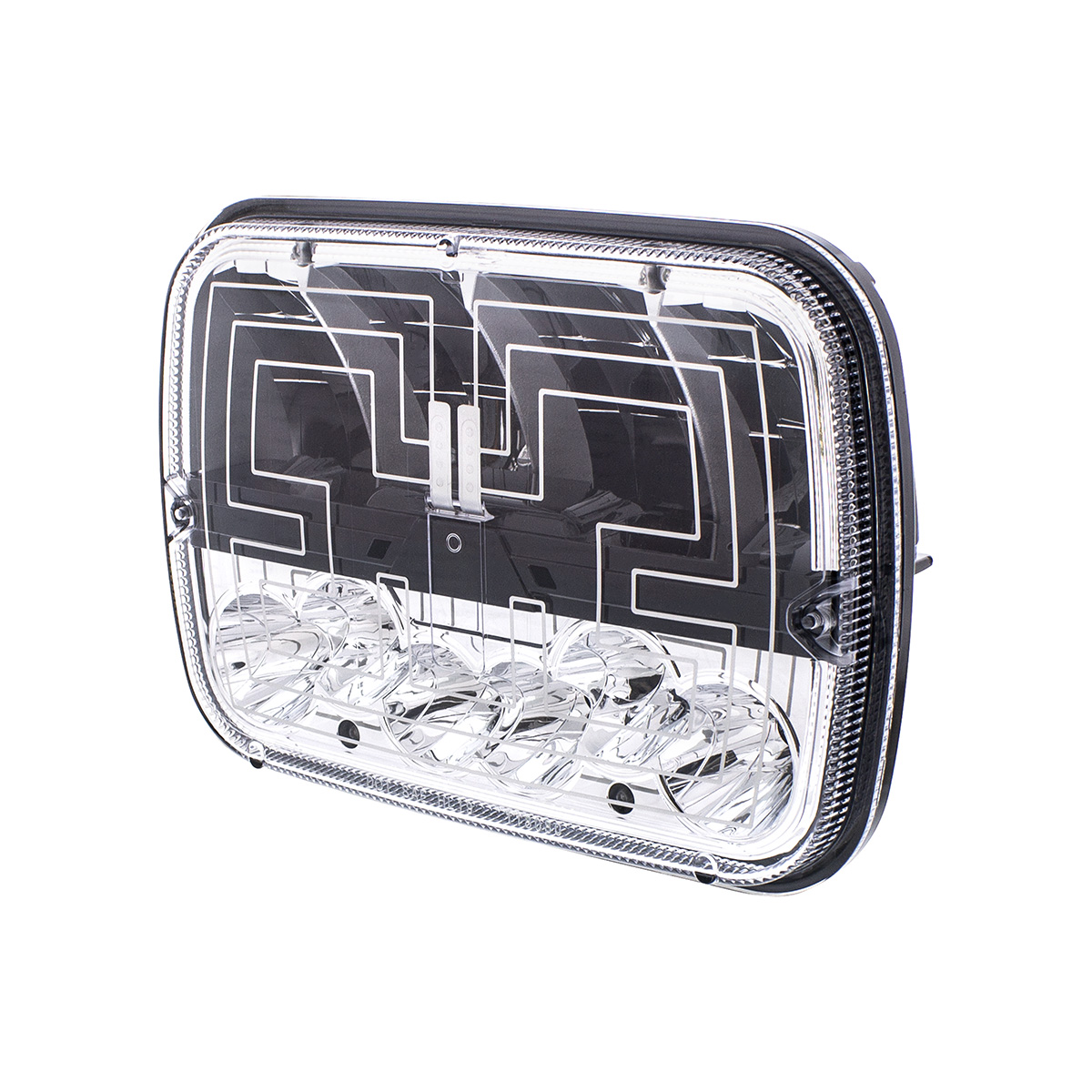 ULTRALIT - Heated 5" X 7" LED Headlight With Polycarbonate Lens & Housing - Thumbnail 2