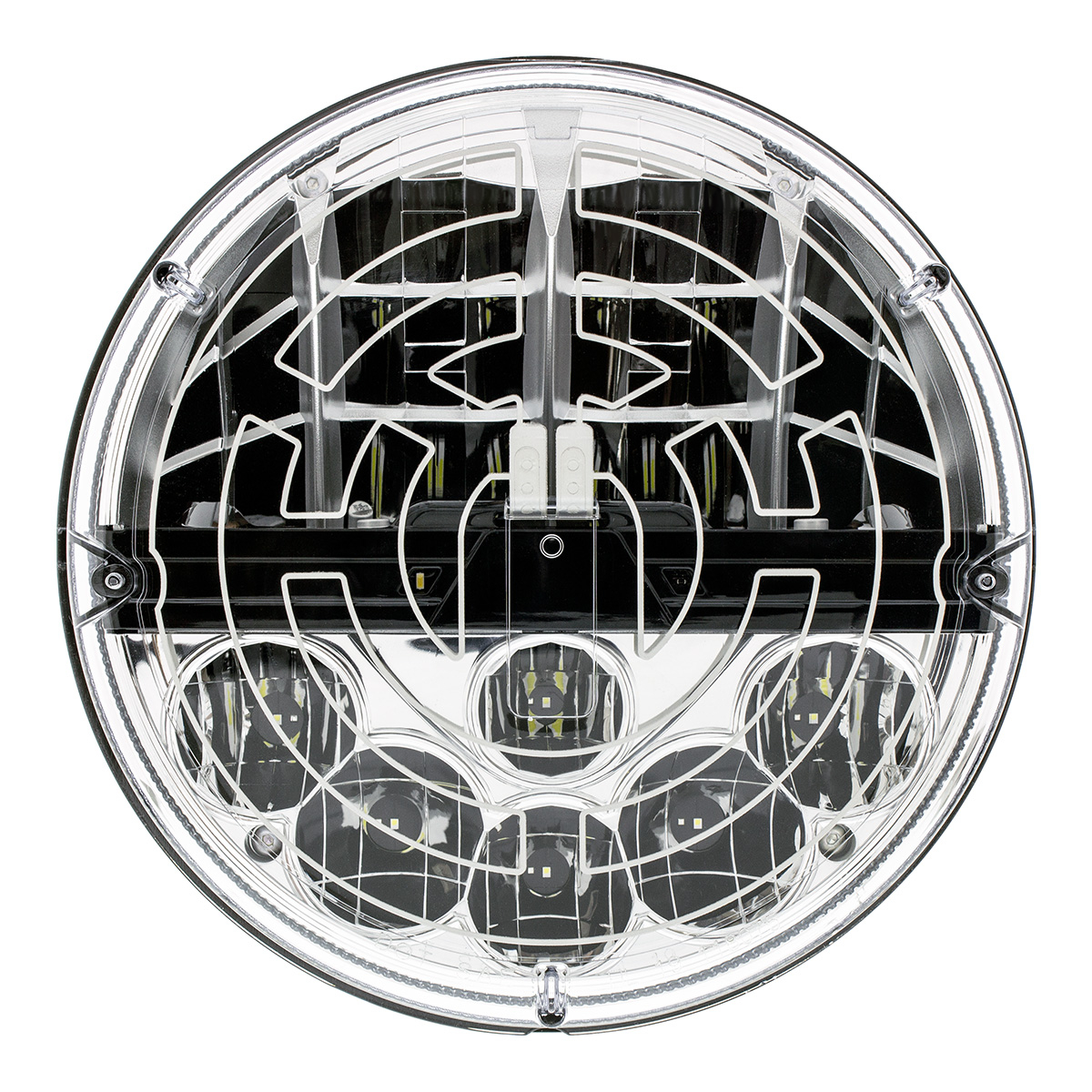 ULTRALIT - Heated 7" LED Headlight With Polycarbonate Lens & Housing