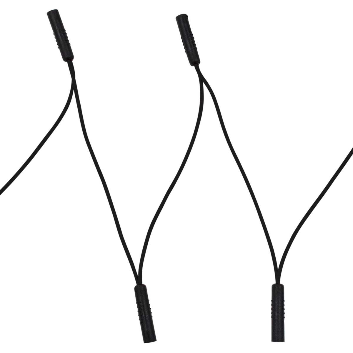 0.180" Female Plug Black Wire Harness With 50 Plugs-6" Lead (Bulk) - Thumbnail 2