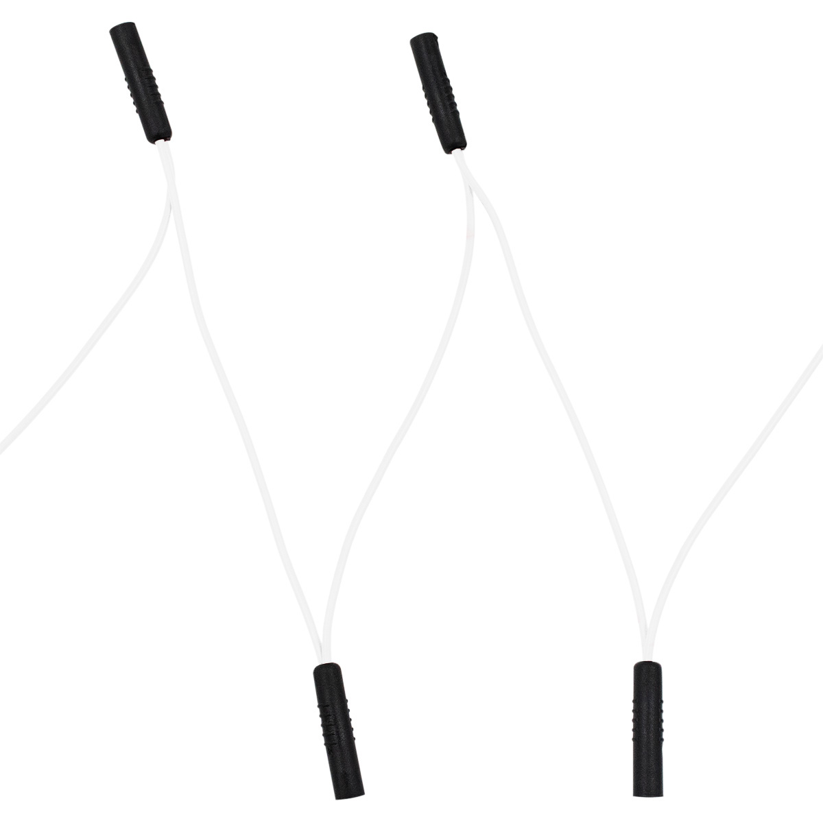 0.180" Female Plug White Wire Harness With 50 Plugs-6" Lead (Bulk) - Thumbnail 2