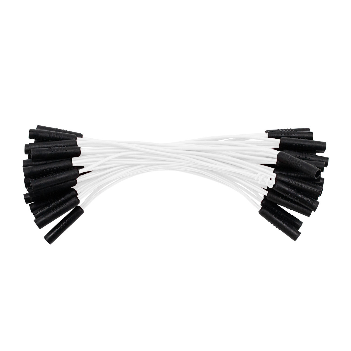 0.180" Female Plug White Wire Harness With 50 Plugs-6" Lead (Bulk) - Thumbnail 4