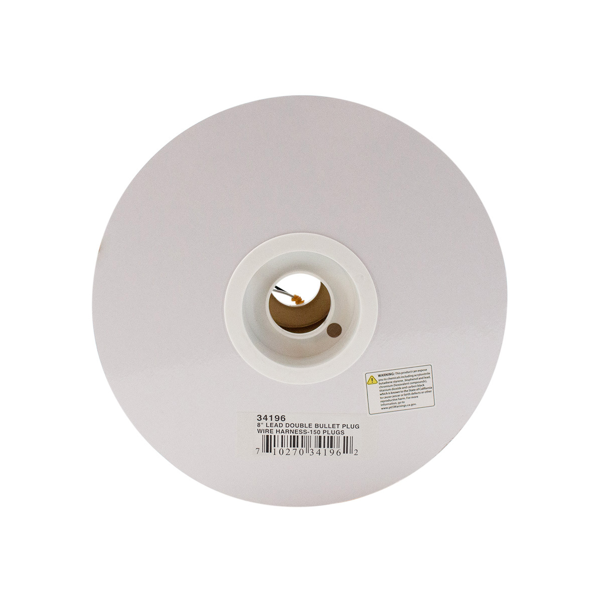 150 Count 2-Prong Female Bullet Plugs 16G Wire Harness Roll - 100' W/8" Lead Between Plugs - Thumbnail 5