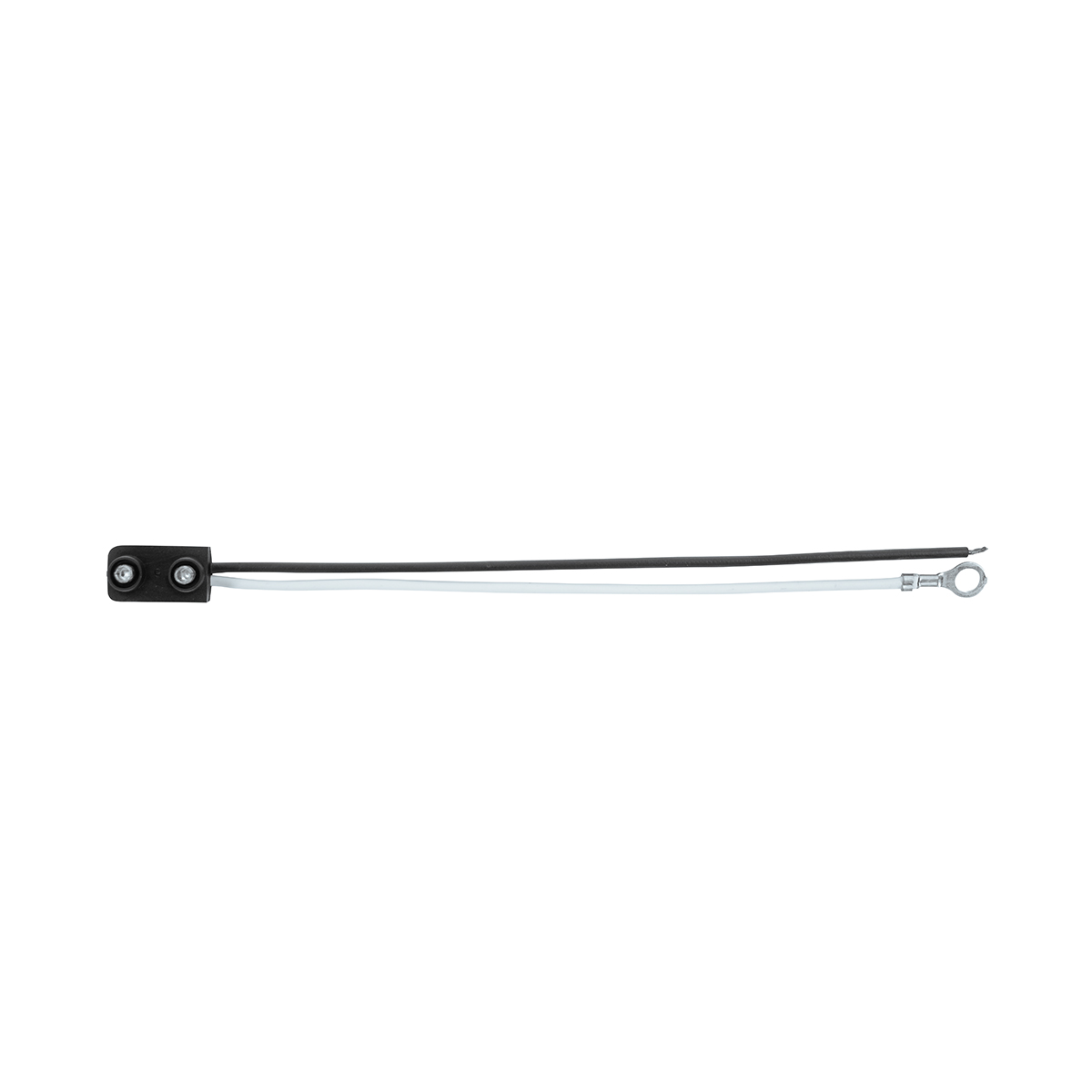 2 Wire Pigtail With 2 Prong Plug - 6" Lead (50-Pack) - Thumbnail 2