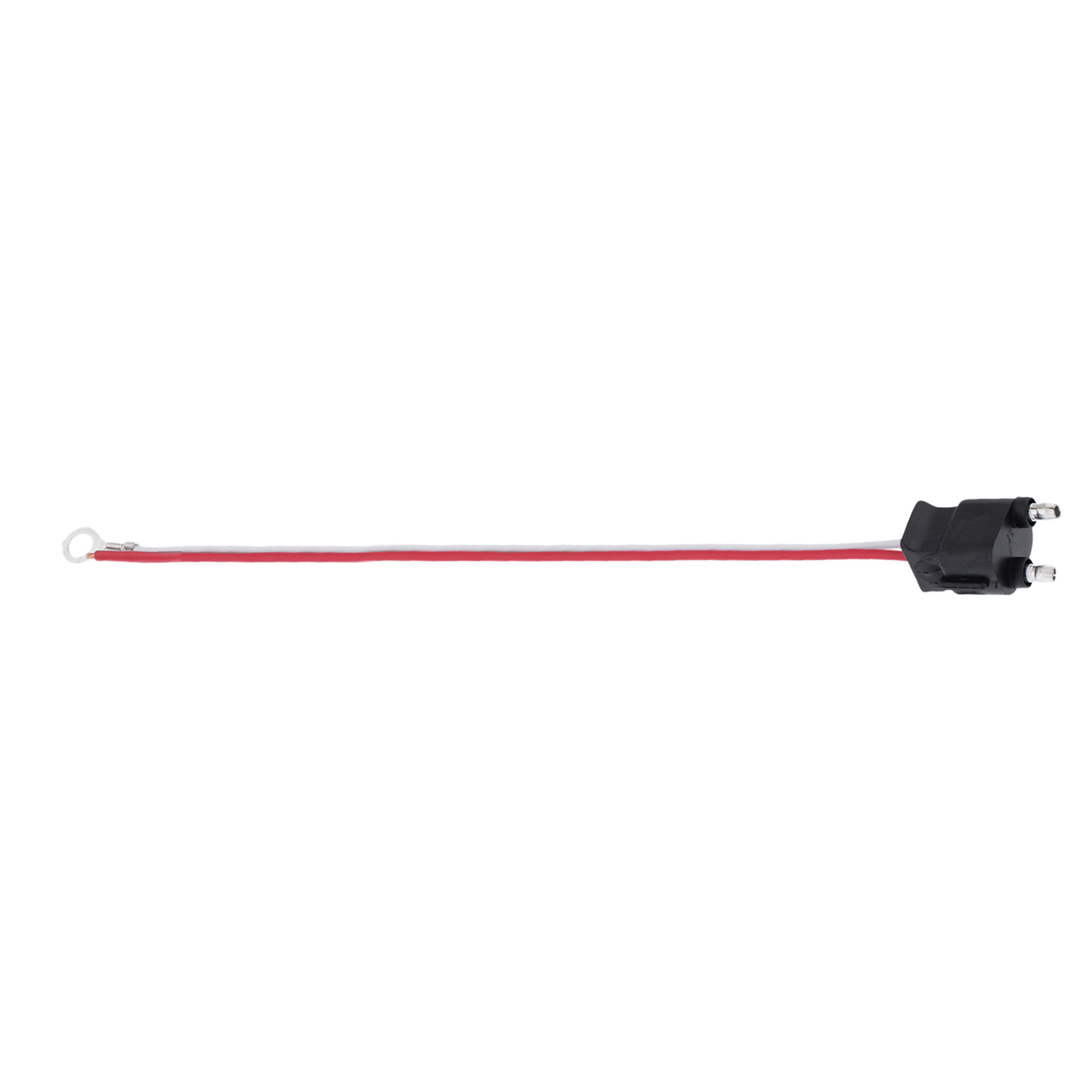 2 Wire Pigtail With 2 Prong Straight Plug - 12" Lead (Retail) - Thumbnail 2