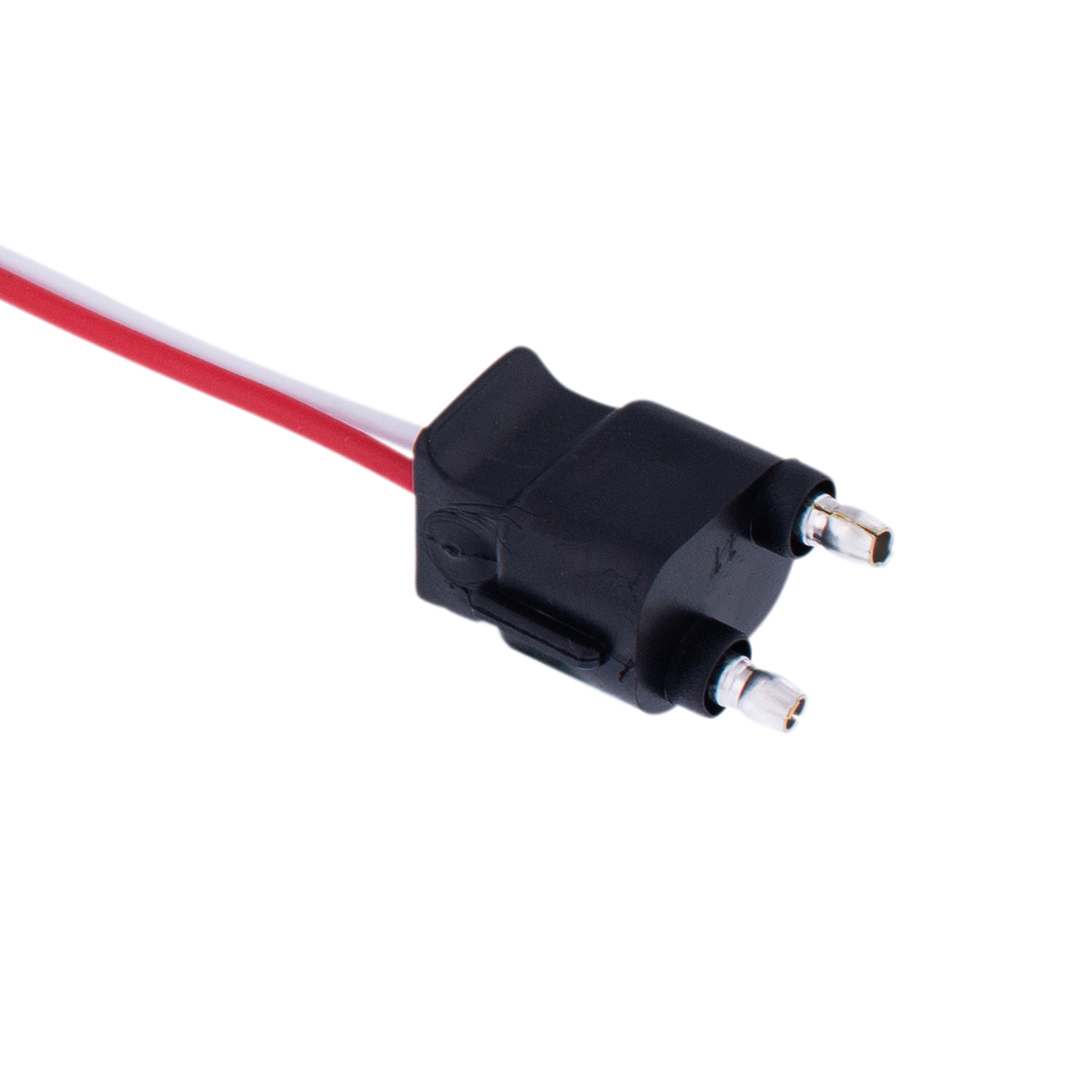 2 Wire Pigtail With 2 Prong Straight Plug - 12" Lead (Retail) - Thumbnail 7