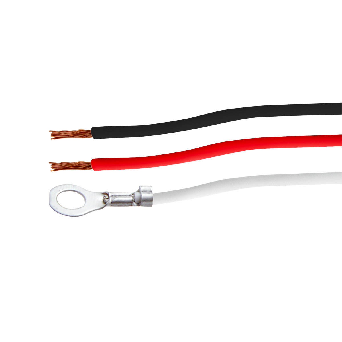 3 Wire Pigtail With 3 Prong Straight Plug - 12" Lead (10-Pack) - Thumbnail 5