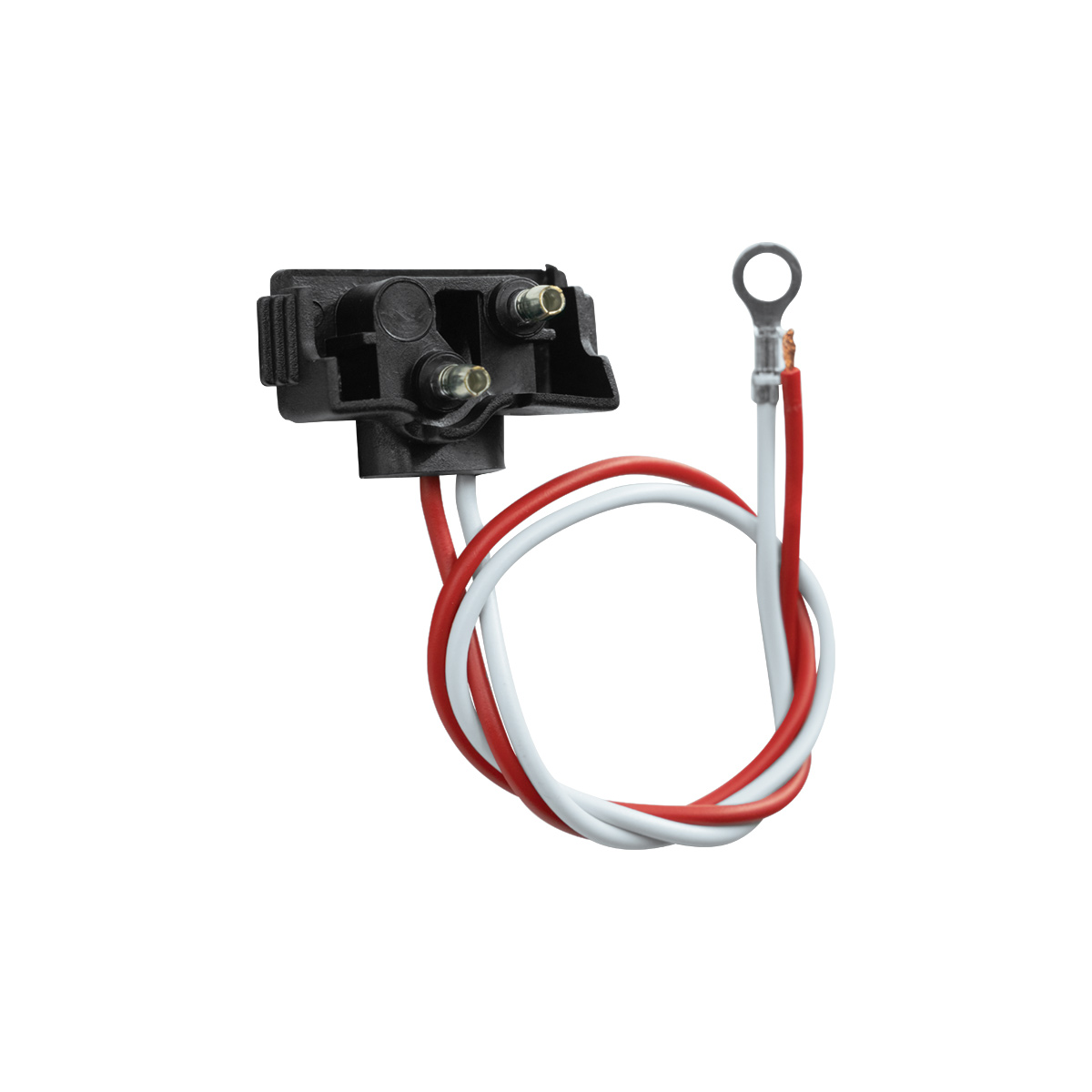 2 Wire Pigtail With 2 Prong Right Angle Plug - 12" Lead (Retail) - Thumbnail 2