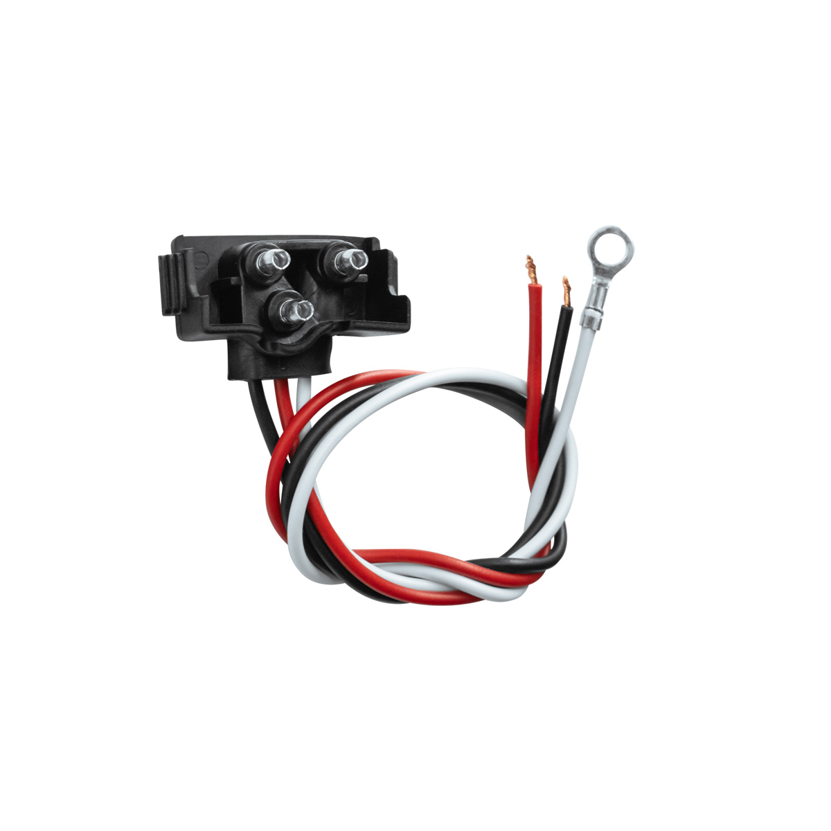 3 Wire Pigtail With 3 Prong Right Angle Plug - 12" Lead (Retail) - Thumbnail 2